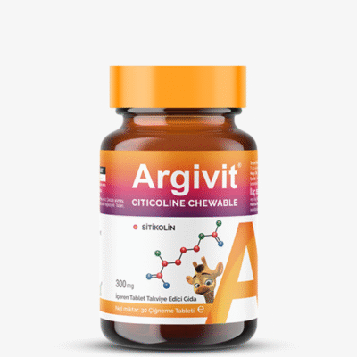 Argivit Citicoline Chewable - Dietary Supplement Tablets Containing Citicoline