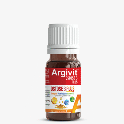 Argivit Ostosse3 Plus Drops - Vitamin D3 and K2 for Bone Development