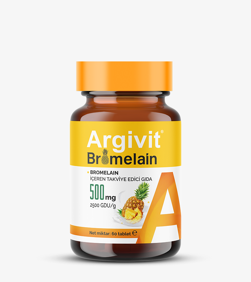 Argivit Bromelain - Bromelain İçeren Takviye Edici Gıda