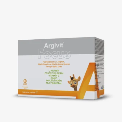 Argivit Focus Saşe - Fosfotidilserin, L-Arjinin, Multivitamin ve Multimineral İçeren Takviye Edici Gıda