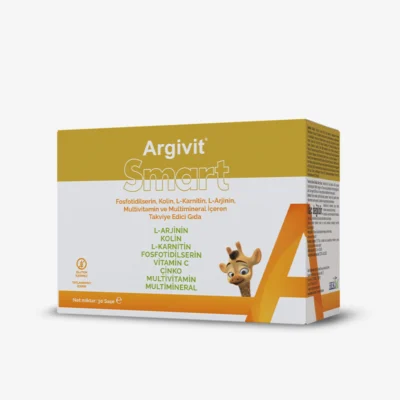 Argivit Smart Saşe - Fosfotidilserin, Kolin, L-Karnitin, L-Arjinin, Multivitamin ve Multimineral İçeren Takviye Edici Gıda