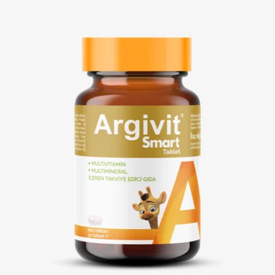 Argivit Smart Tablet - Fosfotidilserin, Kolin, L-Arginin, Multivitamin ve Multimineral İçeren Takviye Edici Gıda