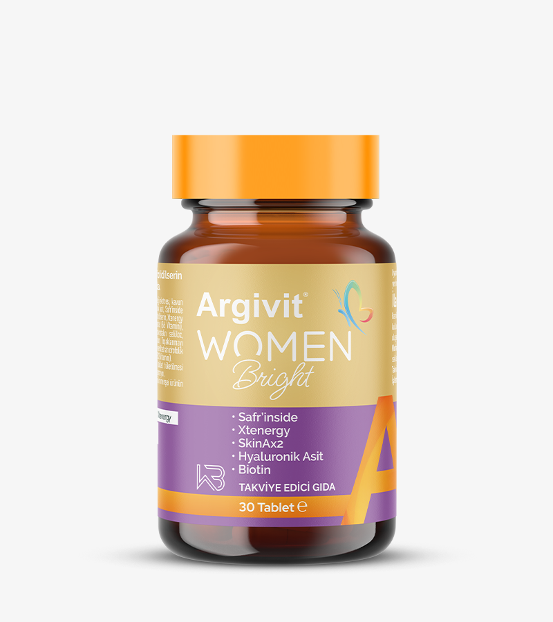 Argivit Women Bright - Kadınlar için Cilt ve Saç Vitamini